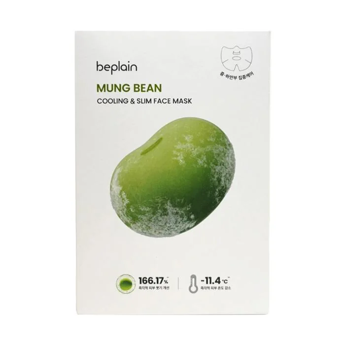 Маска тканевая beplain Mung Bean Cooling Slim Mask