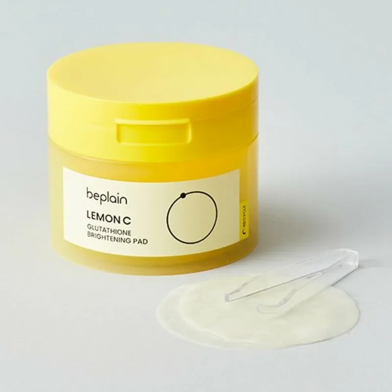 Beplain Lemon C Glutathione Brightening Pad Осветляющие пэды с лимоном и глутатионом для сияния кожи (70 шт)