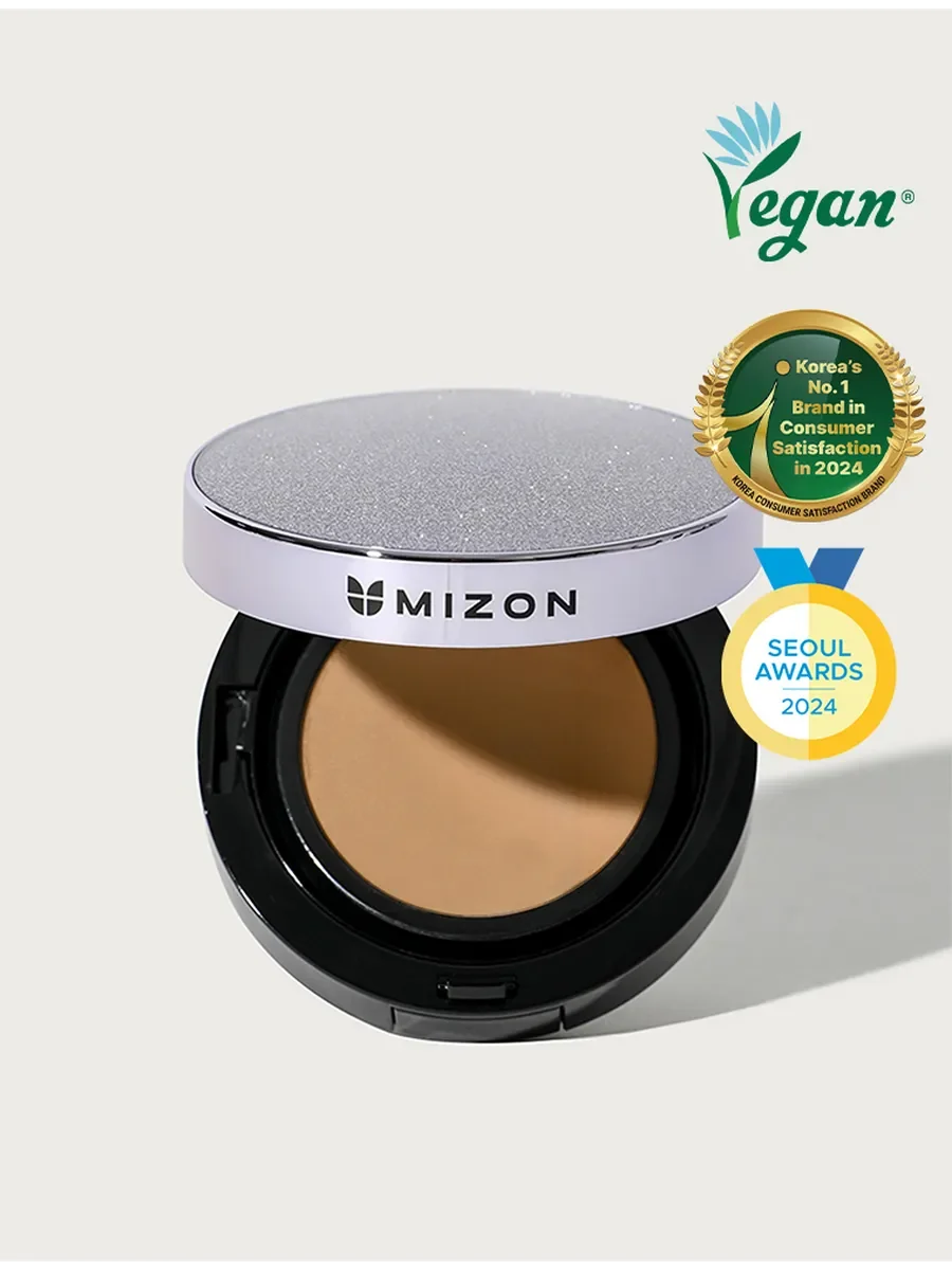 Кушон Mizon Vegan Collagen Cushion #21 (+запаска)