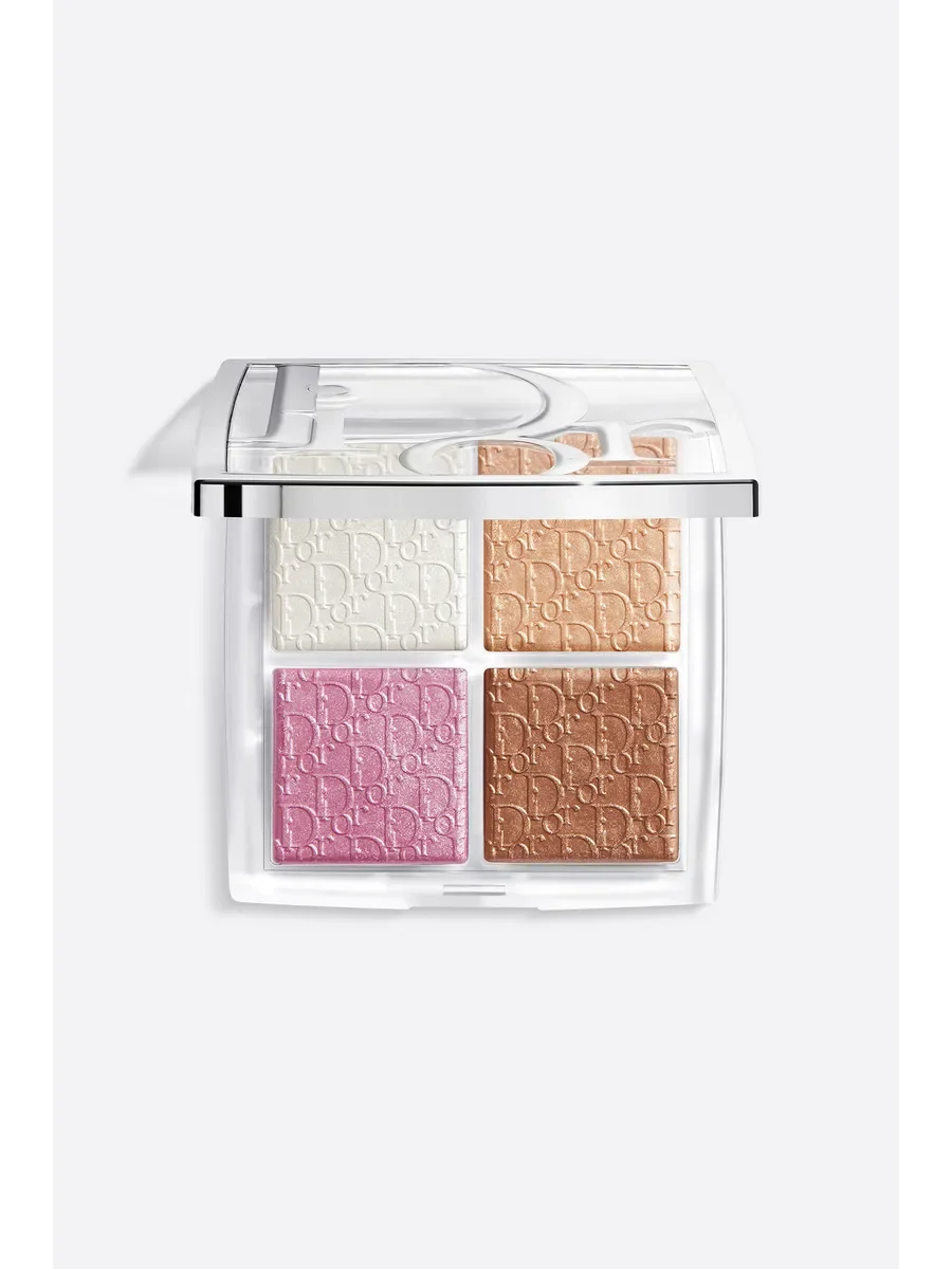 Компактные сияющие пудра-румяна для лица DIOR BACKSTAGE GLOW MAXIMIZER PALETTE, 10 г, 002 Морозное Опаловое Сияние