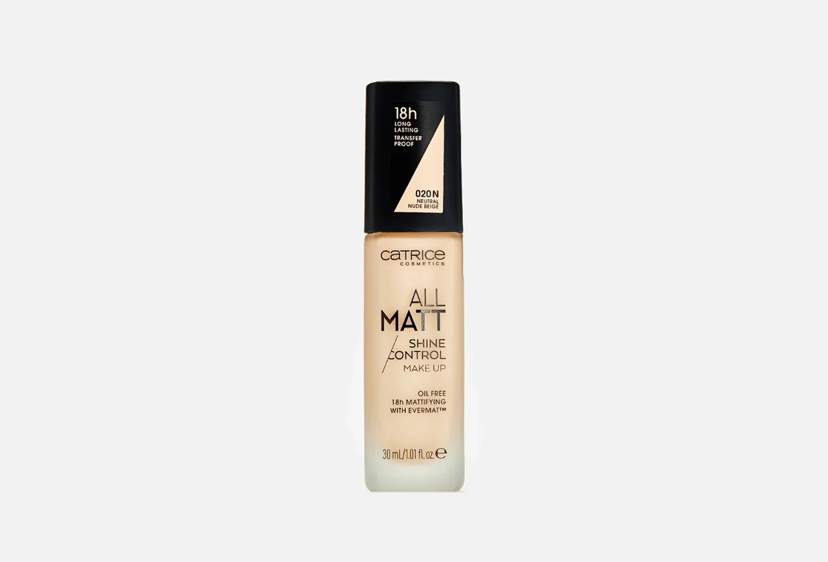 Тональный CATRICE 020 ALL MATT Shine Control 30 ml