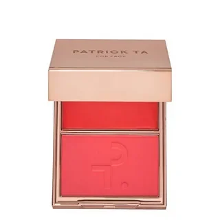 Палетка румян Patrick Ta Major Headlines Double-Take Crème & Powder Blush Duo, Оттенок: She's Seductive, Объем: 10гр