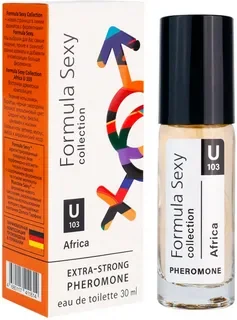 Туалетная вода женская с феромонами Formula Sexy collection Africa U103, 30 мл