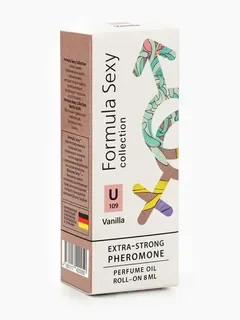 Парфюмерное масло женское с феромонами Formula Sexy Collection Vanilla U109, 8 мл (по мотивам Vanilla Blend (Zielinski & Rozen)