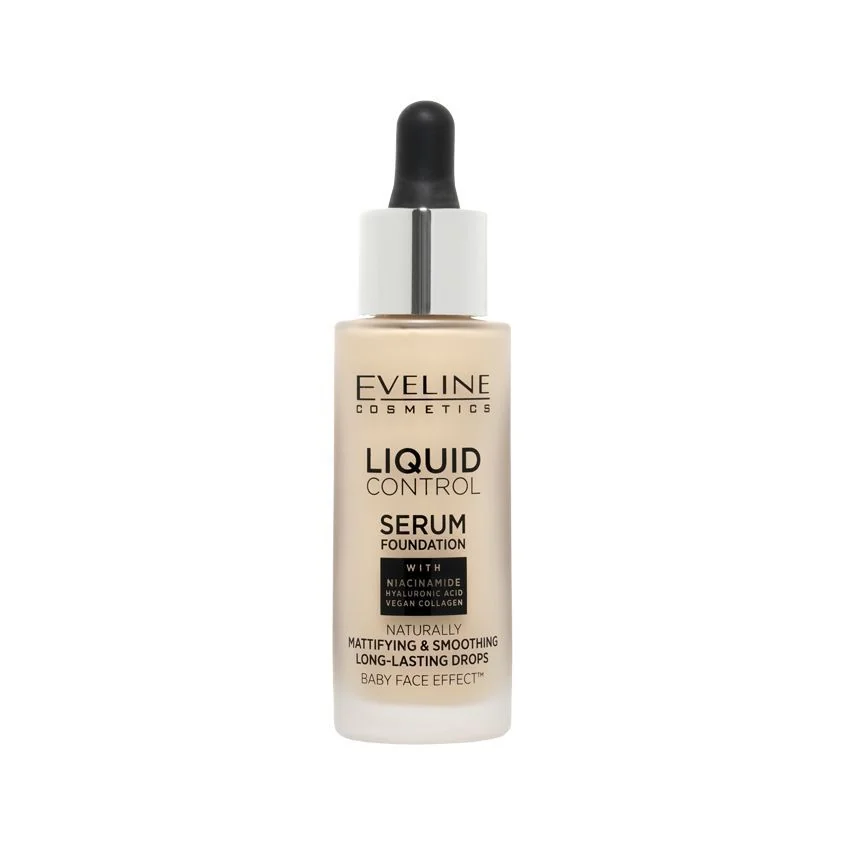 Тональный EVELINE 010 Liquid Control 32 ml